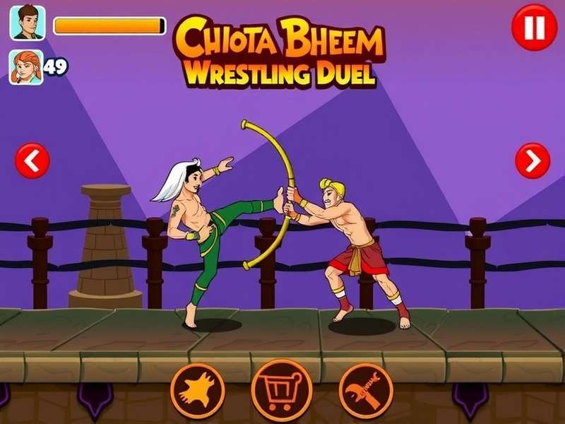 Chhota Bheem Wrestling Duel Gameplay